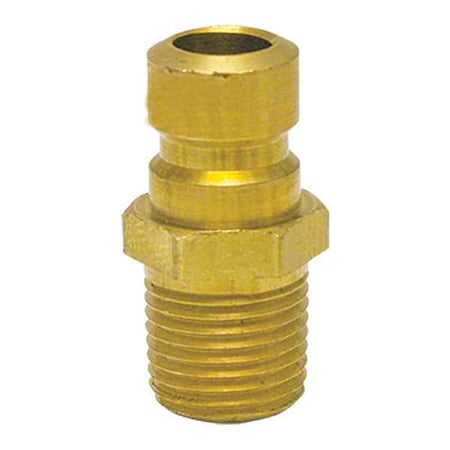 Plug 3/8" 1/4"MPT Brass by USA Foster Pneumatic Hose Quick Connect Fittings