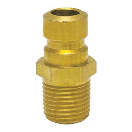 Plug 1/2" MPT Brass by USA Foster Pneumatic Hose Quick Connect Fittings