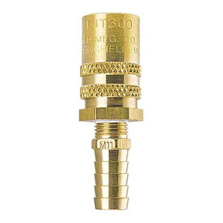 Thru Socket Hose Stem 3/8"x3/8 by USA Foster Pneumatic Hose Quick Connect Fittings