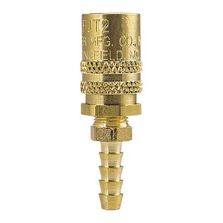 Thru Socket Hose Stem 3/8"x1/4 by USA Foster Pneumatic Hose Quick Connect Fittings