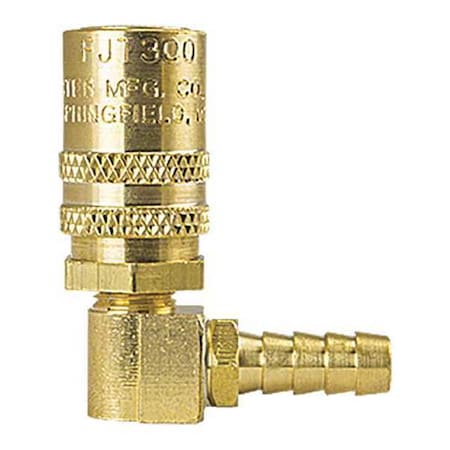 Hose Stem 90deg 3/8"x3/8 by USA Foster Pneumatic Hose Quick Connect Fittings