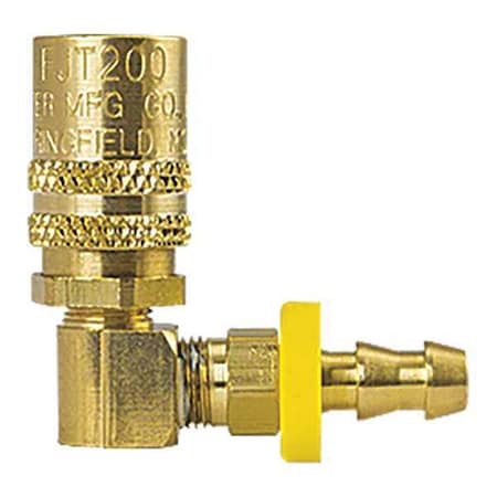 Push On Hose Stem 90deg 1/2"x3/4" ID by USA Foster Pneumatic Push On Hose Fittings