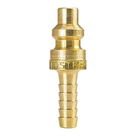 Hose Stem Brass 1/4" Plug 1/4" ID by USA Foster Pneumatic Hose Quick Connect Fittings