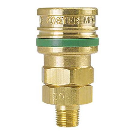 Brass 1/4" Socket 1/4"MPT by USA Foster Pneumatic Hose Quick Connect Fittings
