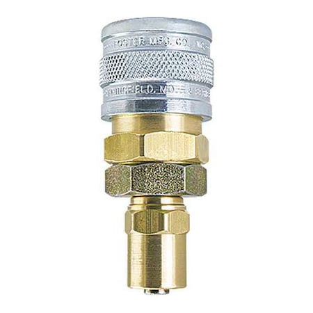 Reuse Hose Clamp 1/4x1/2" Brass/Steel by USA Foster Pneumatic Push On Hose Fittings