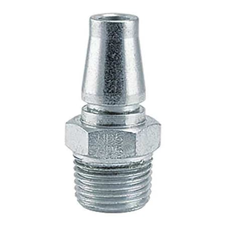 Plug 1/2" 1/4" MPT Steel by USA Foster Pneumatic Hose Quick Connect Fittings