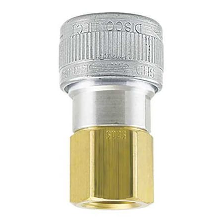 Socket 1/2" FPT Alum/Stl/Brs by USA Foster Pneumatic Hose Quick Connect Fittings