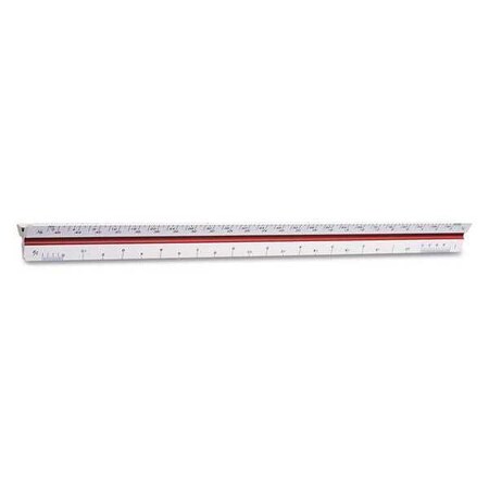 Architect Triangular Scale 12" White by USA Chartpak Rulers & Straight Edges