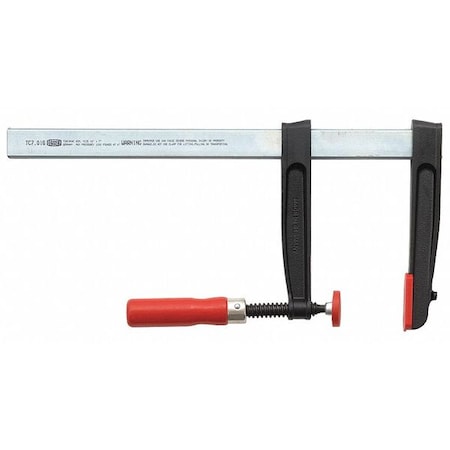 16" Malleable Cast Bar Clamp w/ Flat Rail 7" Deep by USA Bessey Bar & Pipe Clamps