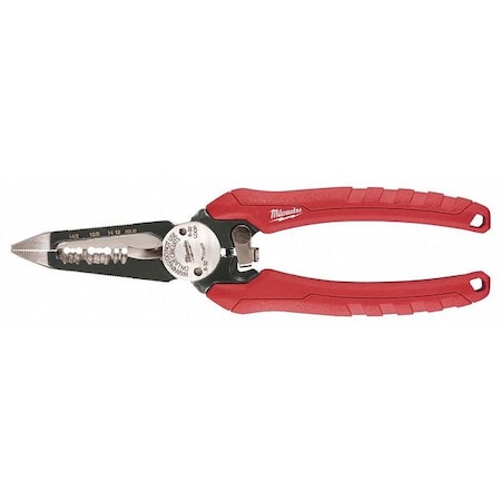 Wire Stripper 7 3/4" L 20 to 10 AWG ASME by USA Milwaukee Wire Strippers Crimpers Cable Slitters