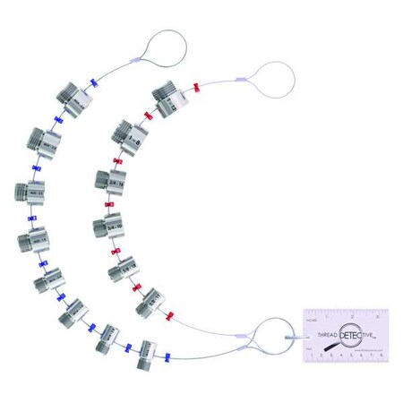 Thread Identifier 26" L 4" W 20" Wire L by USA Value Brand Thread Measuring Gauges