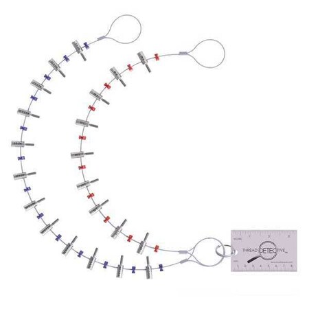 Thread Identifier 21" L SS 2.5" W by USA Value Brand Thread Measuring Gauges
