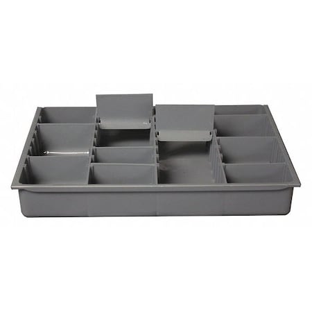 Compartment Box 9 Dividers 24 lb. Gray by USA Durham Protective & Storage Cases