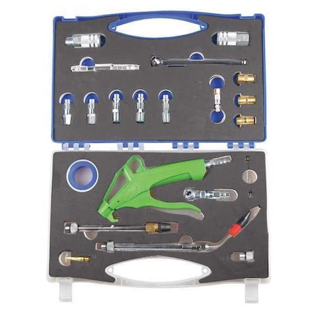 Pistol Grip Air Gun Kit with Extension Type 52KD69 by USA Speedaire Air Guns
