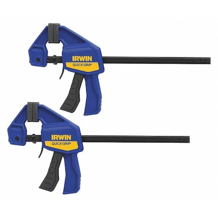 6" Mini One Handed Bar Clamp 2 pk. by USA Irwin Bar & Pipe Clamps