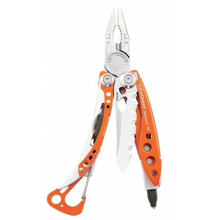 Multi Tool Folding Knife Orange Serrated by USA Leatherman Multi tool Pliers
