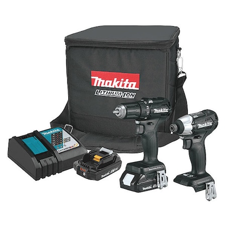Cordless Combo Kit 2 pcs. 18.0V by USA Makita Cordless Power Tool Combination Kits