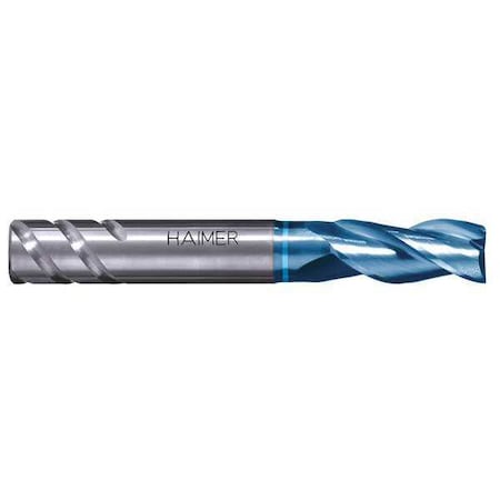 End Mill 1" Dia 2" Cut Carbide 3 FLT by USA Haimer High Performance Carbide End Mills