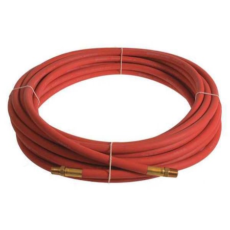 1/4" ID x 100 ft EPDM Coupled Air Hose 250 PSI RD by USA Value Brand Air Compressor Multipurpose Air Hoses