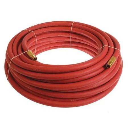 3/8" ID x 100 ft EPDM Coupled Air Hose 250 PSI RD by USA Value Brand Air Compressor Multipurpose Air Hoses