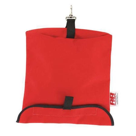 Mask Bag Red 4" L by USA R&B Soft Sided Tool Storage Products