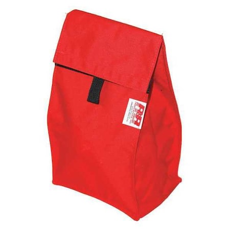 Mask Bag Red 6" L by USA R&B Soft Sided Tool Storage Products