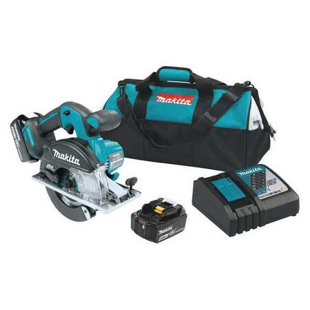 Metal Cutting Saw 18V 13 1/8" Tool L by USA Makita Cordless Power Circular Saws