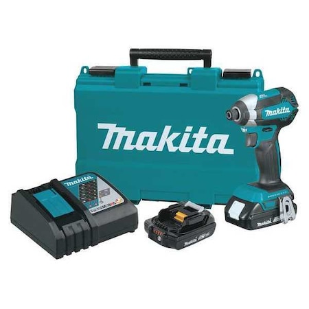 Impact Driver 18V 1/4" Hex Drive Size Type XDT13R by USA Makita Cordless Power Impact Tools