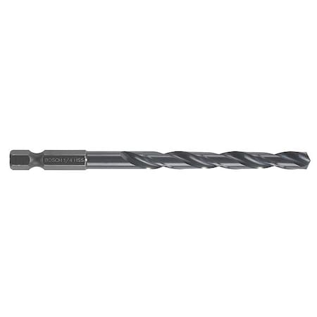 Impact Drill Bit 1/4" Size 4 3/4" L by USA Bosch Hex Shank Drill Bits