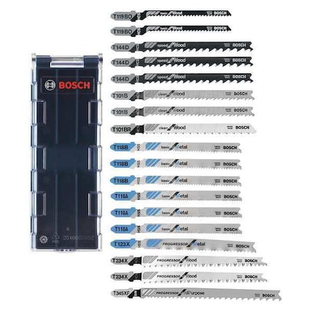 Jig Saw Blade Set General Purpose by USA Bosch Power Jig Saw Blades
