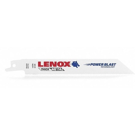 Saw Blade 7 1/4" L Steel 1 1/4" H PK50 by USA Lenox Reciprocating Power Saw Blades