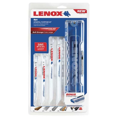 Saw Blade 13 1/4" L Steel 1 1/4" H by USA Lenox Reciprocating Power Saw Blades