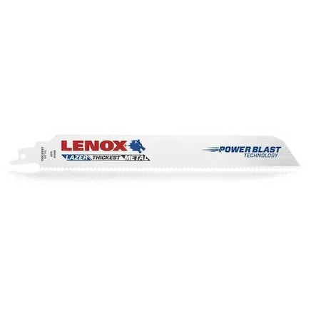 Saw Blade 10 1/4"L 8 Teeth per Inch PK25 by USA Lenox Reciprocating Power Saw Blades