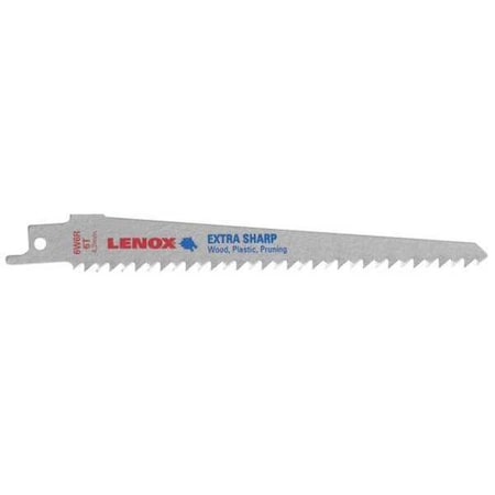 Saw Blade 8 1/8" L 6 Teeth per Inch PK5 by USA Lenox Reciprocating Power Saw Blades