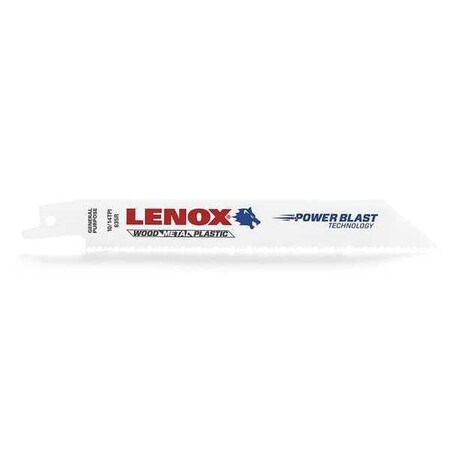Saw Blade 8 1/8" L Steel 1/32" H PK5 by USA Lenox Reciprocating Power Saw Blades