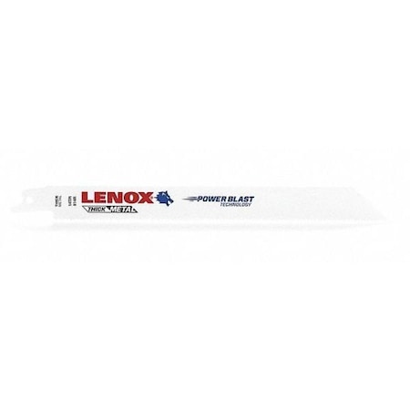 Saw Blade 8" L 14 Teeth per Inch PK25 by USA Lenox Reciprocating Power Saw Blades