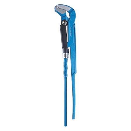 Swedish Pipe Wrench 3 1/8" Jaw Capacity by USA Gedore Pipe Wrenches