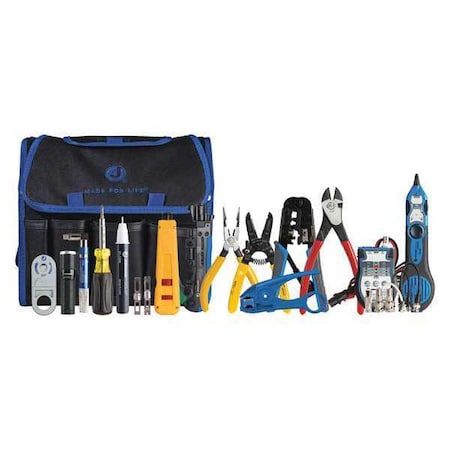 Communications Tool Kit 14 pcs. by USA Jonard General Hand Tool Kits
