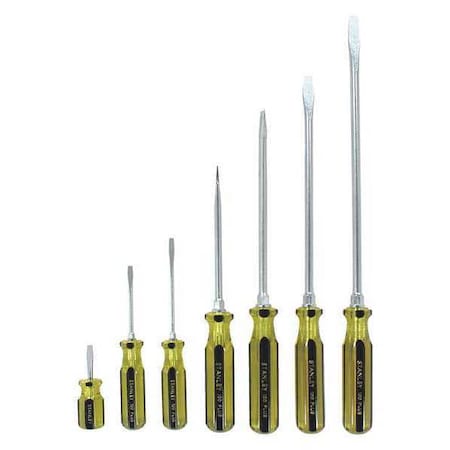 Screwdriver Set 7 Pcs. Acetate Handle by USA Stanley Screwdriver Sets