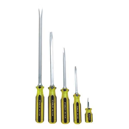 Screwdriver Set 5 Pcs. Acetate Handle by USA Stanley Screwdriver Sets