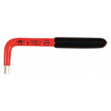 Hex Key L Shape SAE 4 1/8" L Handle by USA Wiha Hex Keys