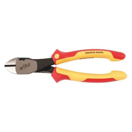 Diagonal Cutters Insulated 8" L Bevel by USA Wiha Solid Joint Pliers