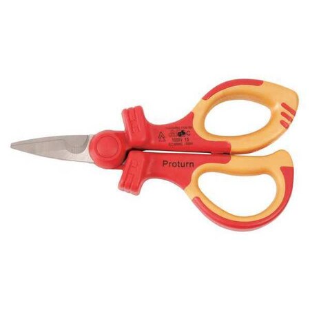Electricians Scissors 6 5/16" L SS Blade by USA Wiha Snips Shears & Scissors