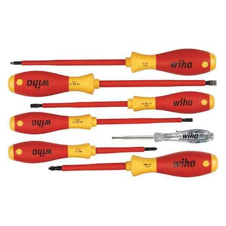 Insulated Screwdriver Set 7 pcs. by USA Wiha Screwdriver Sets