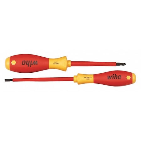 Insulated Screwdriver Set 2 pcs. by USA Wiha Screwdriver Sets