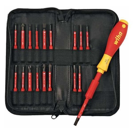 Insulated Screwdriver Set 19 pcs. by USA Wiha Screwdriver Sets