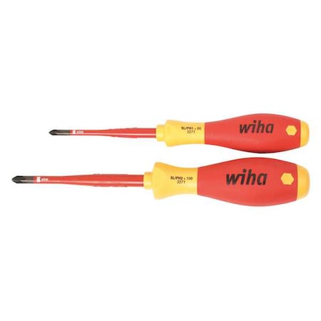 Insulated Screwdriver Set 2 pcs. Type 30770 by USA Wiha Screwdriver Sets