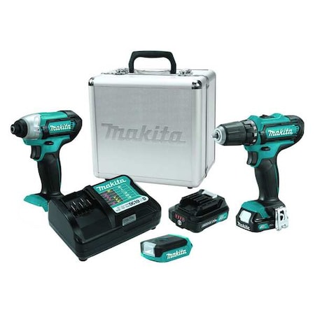 Cordless Combo Kit 12.0V by USA Makita Cordless Power Tool Combination Kits