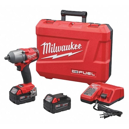 Cordless Impact Wrench Kit 6 45/64" L Type 2861 22 by USA Milwaukee Cordless Power Impact Tools