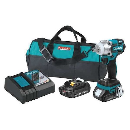 Impact Wrench 18.0V 1/2" Drive Size by USA Makita Cordless Power Impact Tools